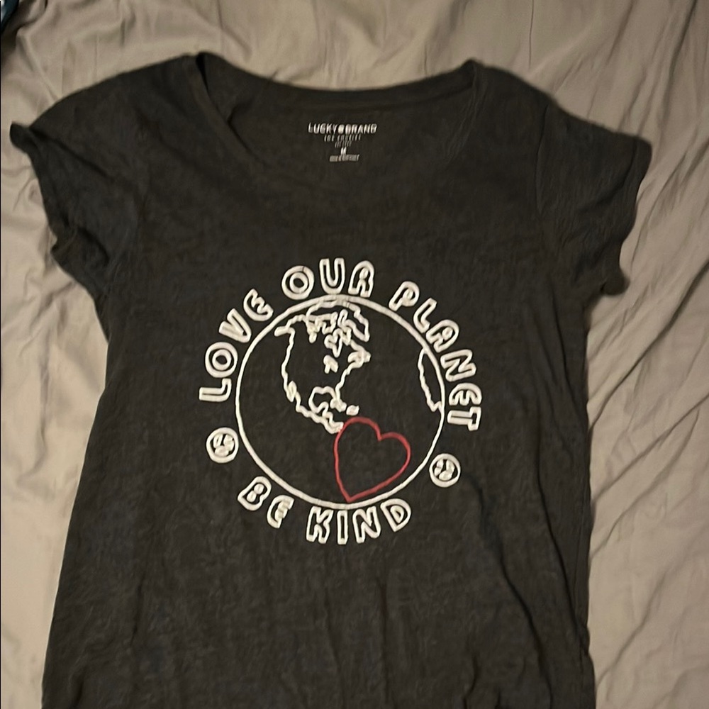 Lucky Brand Charcoal Graphic Tee